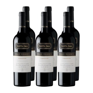 Vino Santa Ema Gran Reserva Carmenere x6 ($5,831 c/u)