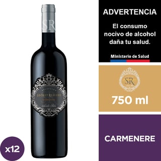 Vino Secret Reserve Selección Carmenere 12 X 750 Ml.