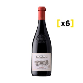 Vino Tarapaca Gran Reserva Carmenere Botella 750cc X6