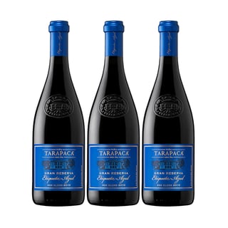 Vino Tarapacá Gran Reserva Etiqueta Azul Botella 750cc X3