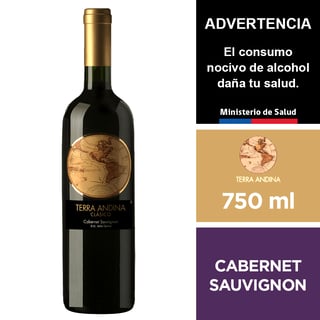 Vino Terra Andina Cabernet Sauvignon 750 Ml.