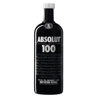 Vodka Absolut 100 Black 1 Litro 50˚