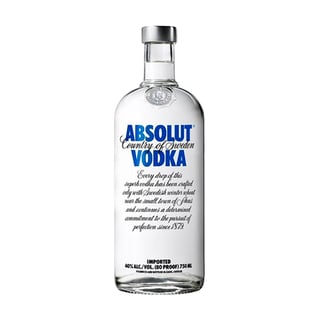 Vodka Absolut Blue Botella 750cc
