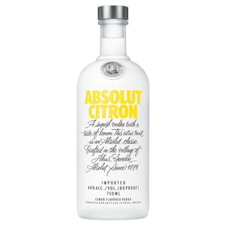 Vodka Absolut Citron 750cc