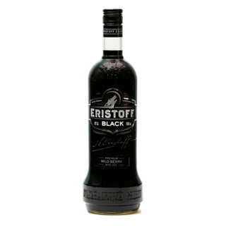 Vodka Eristoff black premium botella 1 L