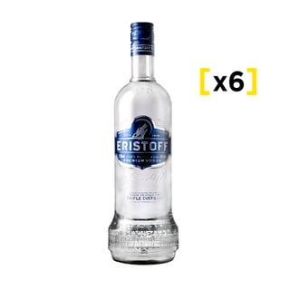 Vodka Eristoff Botella 1 Lt X6