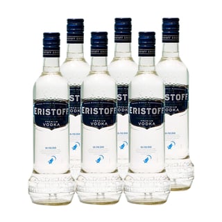 Vodka Eristoff Botella 700cc X6