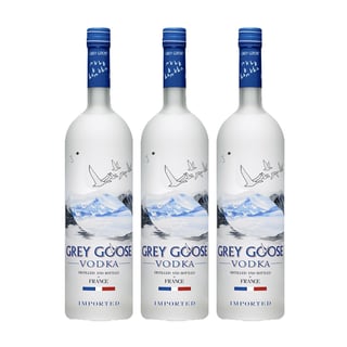 Vodka Grey Goose Botella 750cc X3
