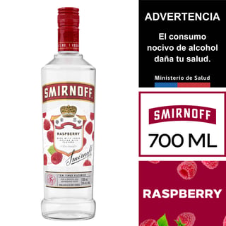 Vodka Smirnoff Raspberry 29° 700 Ml.