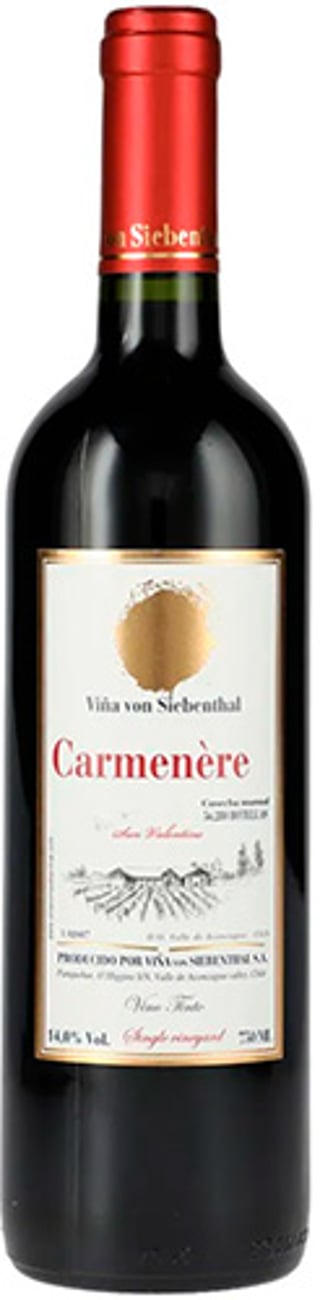 Von Siebenthal Gran Reserva Carmenere 2022