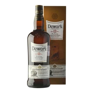 Whisky Dewars 12 años 750cc 40º alc.