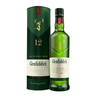 Whisky Glenfiddich Single Malt 12 Años 40˚ - 750ml