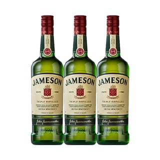 Whisky Jameson Triple Destilado Botella 750cc X3