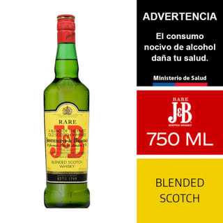 Whisky J&B - Rare Scotch 750ml