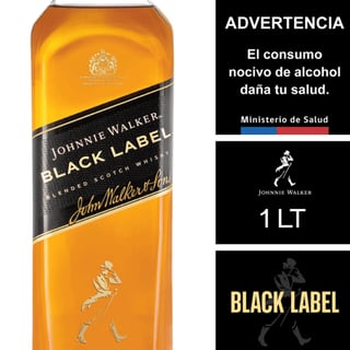 Whisky Johnnie Walker Black Label - 1L