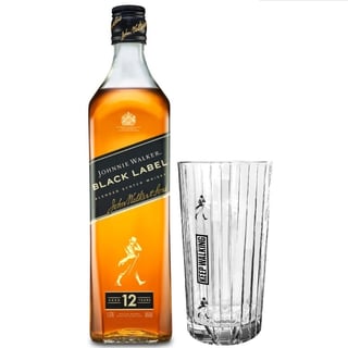 Whisky Johnnie Walker Black Label 750cc + Vaso
