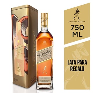 Whisky Johnnie Walker Gold Lable 750cc + Estuche de lata