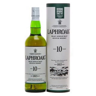 Whisky Laphroaig Single Malt 10 años 700cc 40° alc.