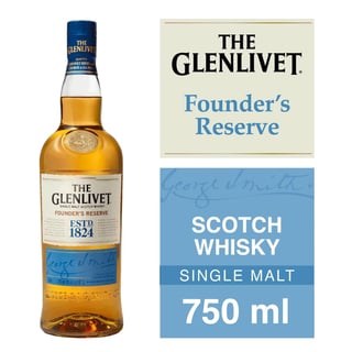 Whisky The Glenlivet 1824 Founders Reserve 40˚ - 750ml