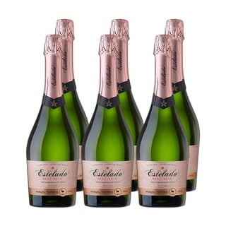 x6 Espumante Estelado Brut Rose 750cc ($7.490 c/u)