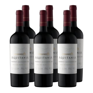 x6 Vino Aquitania Cabernet Sauvignon 750cc ($10.990 c/u)