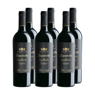 x6 Vino Lapostolle Cuvee Alexandre Carmenere 750cc ($15.690 c/u)