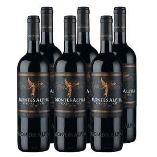 x6 Vino Montes Alpha Special Cuvee Carmenere 750cc ($17.990 c/u)