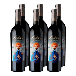 x6 Vino Siciliano Cabernet Sauvignon 750cc ($13.990 c/u)