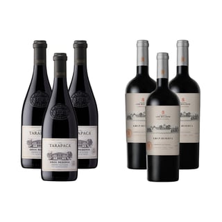 x6 Vinos Tarapacá Gran Reserva Cabernet Sauvignon ($5,690 c/u)