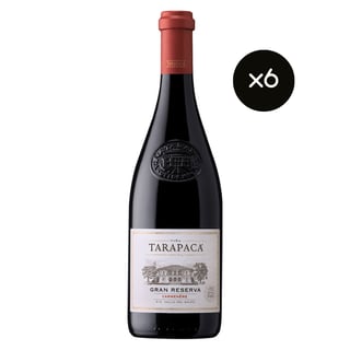 x6 Vinos Tarapacá Gran Reserva Carmenere ($6.290 c/u)