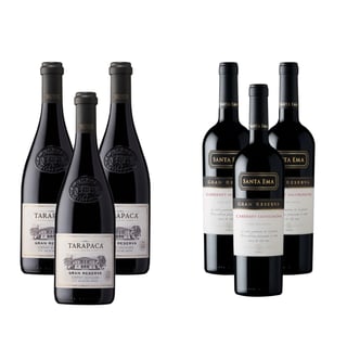 x6 Vinos Tarapaca Gran Reserva Merlot ($5,690 c/u)