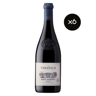 x6 Vinos Tarapaca Gran Reserva Merlot ($5.890 c/u)