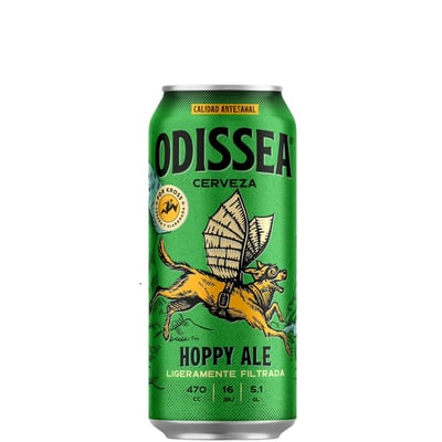 12 Cerveza Odissea Hoppy Ale 470cc