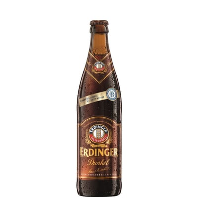 12 Cervezas Erdinger Dunkel 500cc