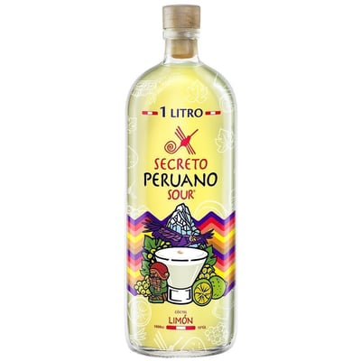 12 Coctel Sour Secreto Peruano Limon 1 Litro