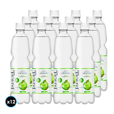 12x Agua Jahuel Manzana Sin Gas 500cc