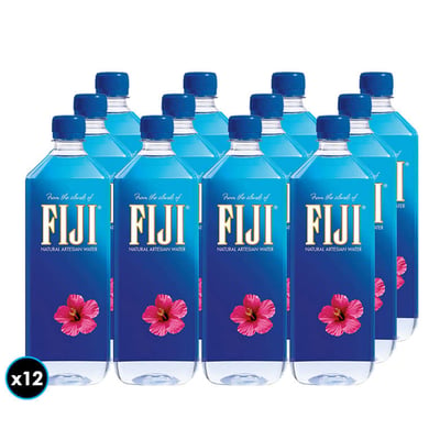 12x Agua Premium Fiji Water 1 Lt.