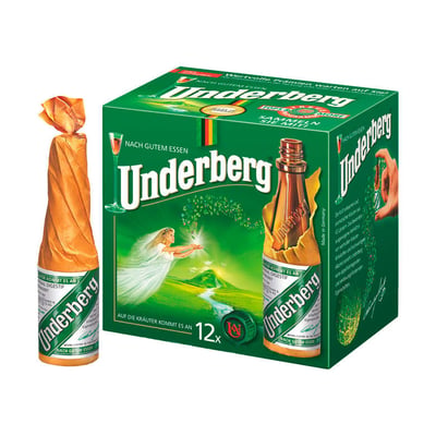 12x Botellines Licor Underberg 20cc 44º alc.