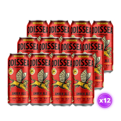 12x Cerveza Kross Odissea - Amber Ale - 500cc