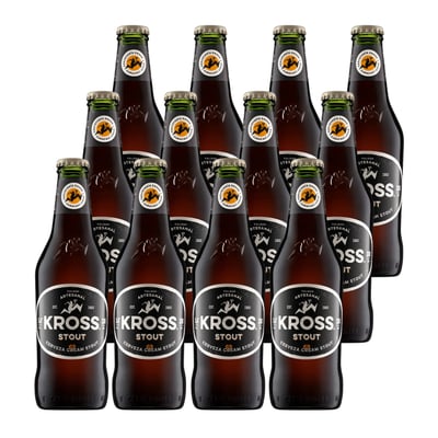 12x Cerveza Kross Stout 4,6° - Botella 330cc