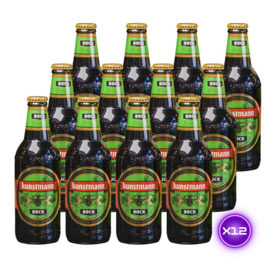 12x Cerveza Kunstmann Bock - Botella 330cc