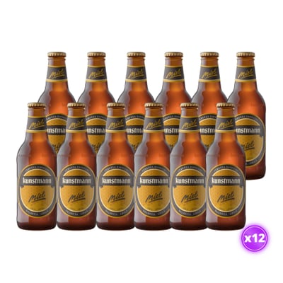12x Cerveza Kunstmann - Honey - Botella 330cc