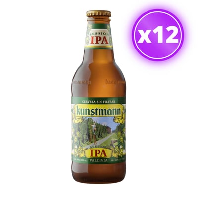 12x Cerveza Kunstmann - Ipa Botella 330cc