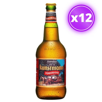 12x Cerveza Kunstmann Torobayo - Botella 500cc