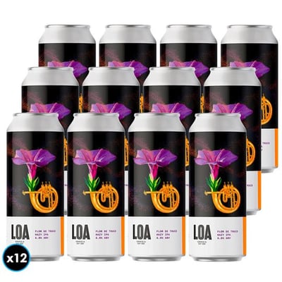 12x Cerveza Loa Flor de Truco Hazy IPA 470cc