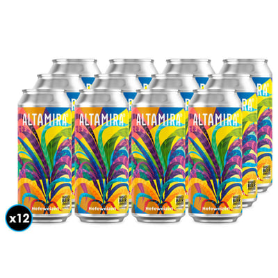 12x Cervezas Altamira Banana Pancake Hefeweizen Lata 473cc