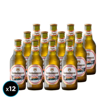 12x Cervezas Kunstmann Lager Botella 330cc