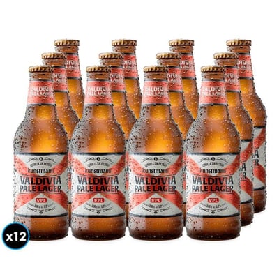 12x Cervezas Kunstmann Valdivia Pale Lager Botella 330cc
