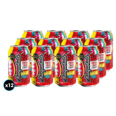 12x Cooler Manquehuito Frutos Rojos Lata 350cc
