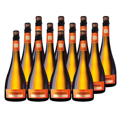 12x Espumante Undurraga Brut 750cc